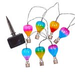 Solarlichterkette mit bunten Ballons 