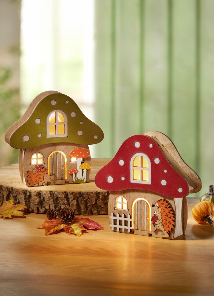 Beleuchtetes Pilz-Haus 