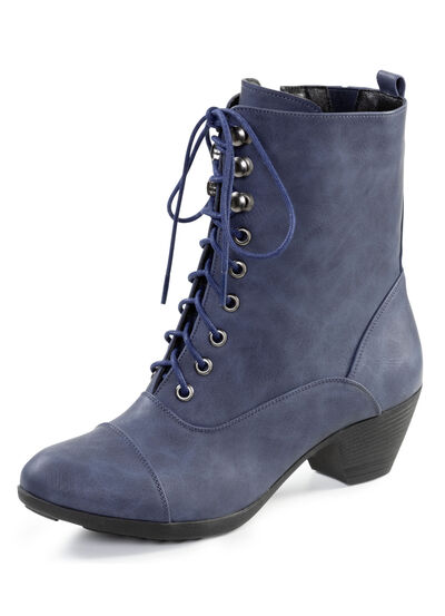 Andrea Conti, modische Damen-Stiefeletten, Winterschuhe, mit Reißverschluss 