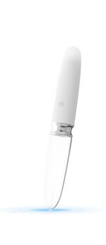 Massageger&auml;t aus Glas und Silikon 