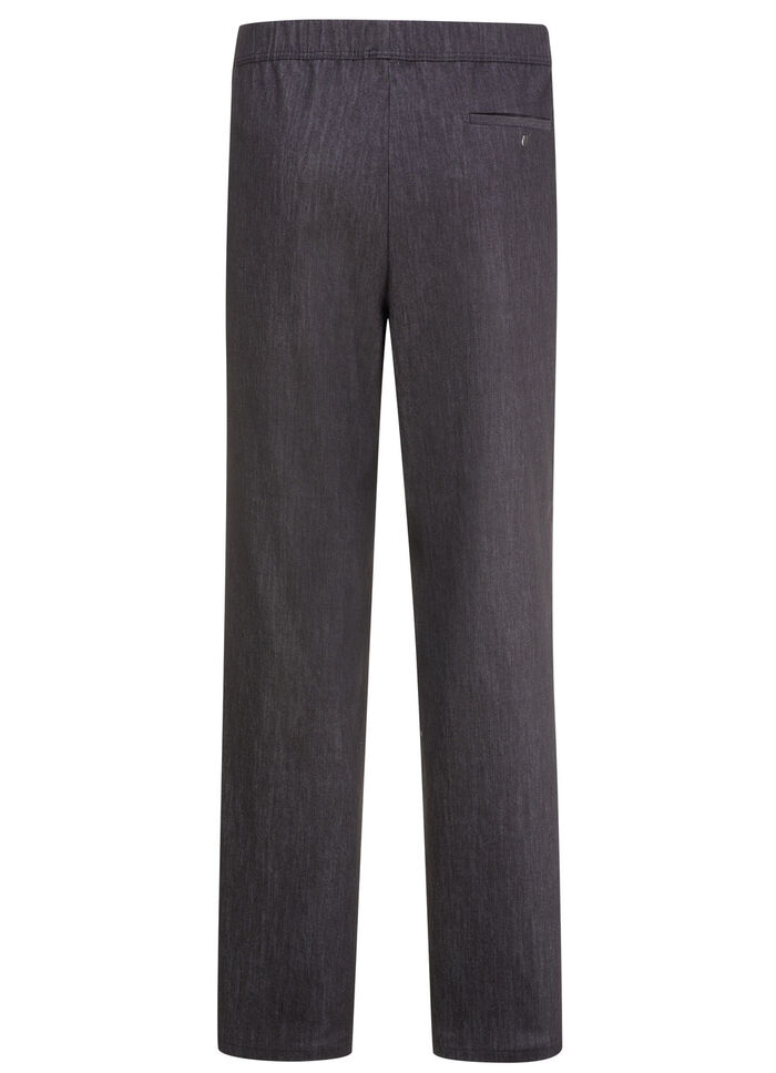 "Klaus Modelle"-Edel-Schlupfjeans mit Gummibund in 2 Farben ANTHRAZIT