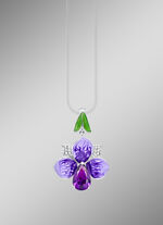 Blumen-Anh&auml;nger mit Zirkonia 