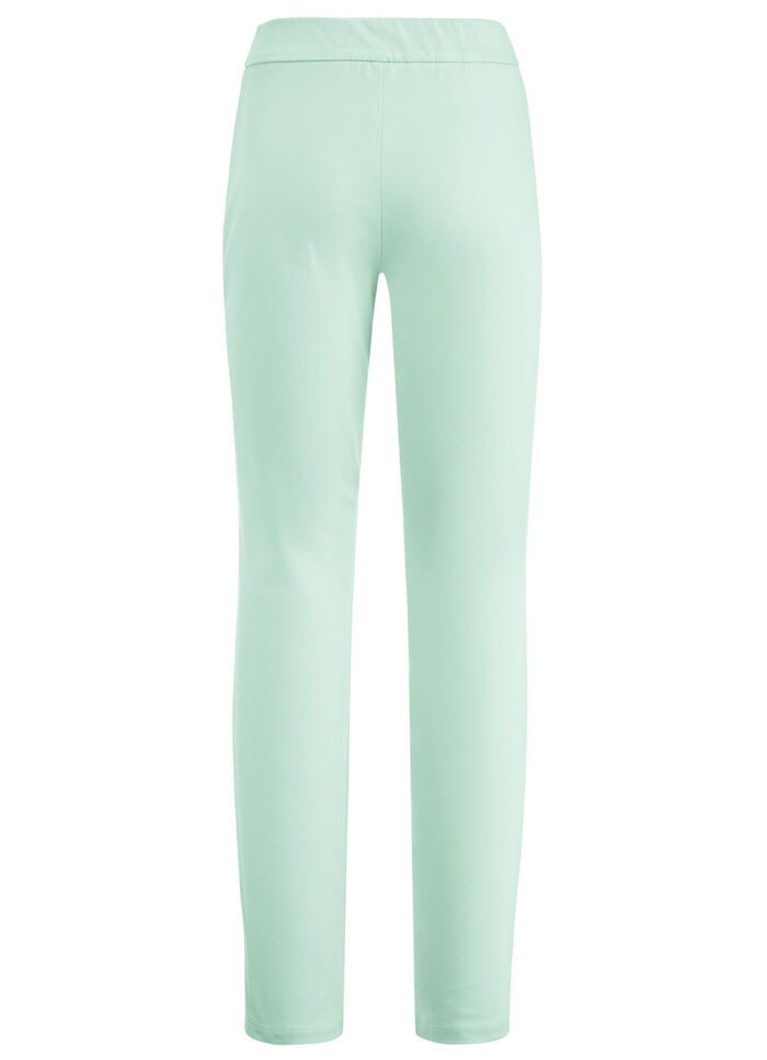 Hose mit abgesteppten Teilungsn&auml;hten MINT