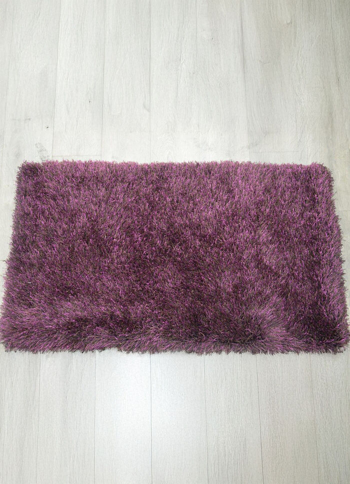 Hochflor Brücken und Teppiche  AUBERGINE