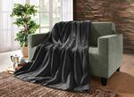 Superkuschelige Wohndecke in Teddyfleece-Qualit&auml;t 
