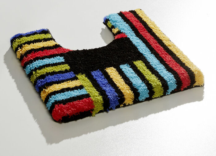 Badvorleger mit rutschhemmender Rückseite von Grund BUNT