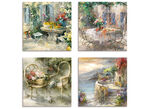 Hochwertiges Leinwandbilder-Set, 4-teilig 