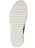 Waldl&auml;ufer Schn&uuml;rschuh aus gl&auml;nzend bedrucktem Nubukleder SCHWARZ-BRONZE