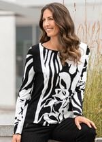 Pullover in Jacquard-Dessin 