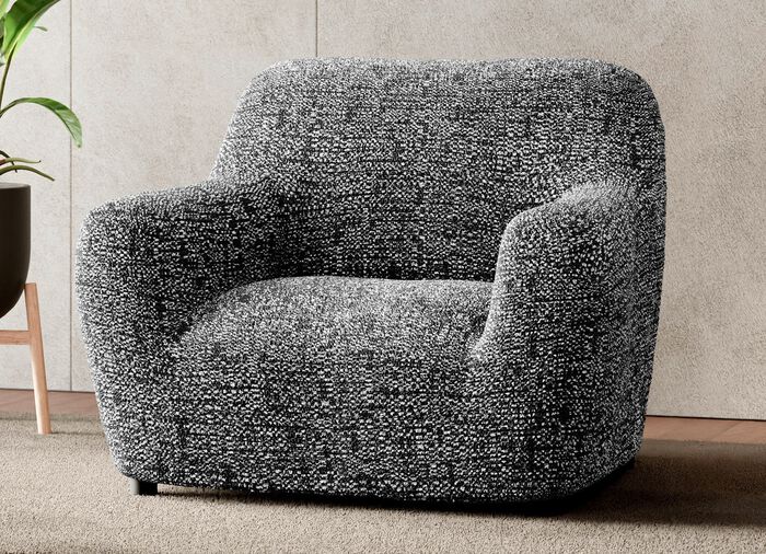 Bi-elastische Mikrofaser-Stretchbez&uuml;ge ANTHRAZIT