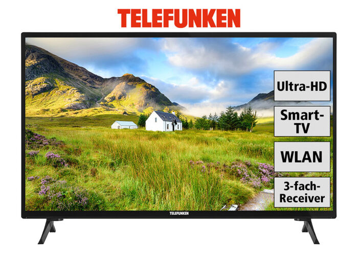 Telefunken Ultra-HD-LED-Fernseher 