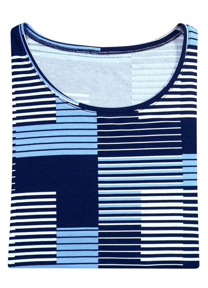 Shirt mit Rundhalsausschnitt in 3 Farben 