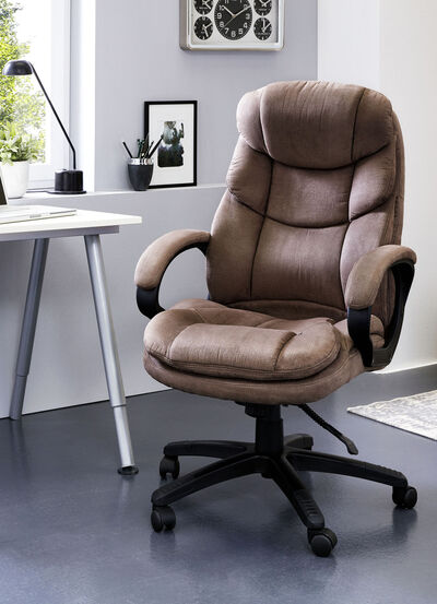 Chefsessel mit hochwertigem Struktur-Microfaserbezug 