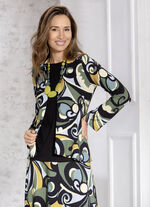 Shirtjacke in verschlussloser Form 