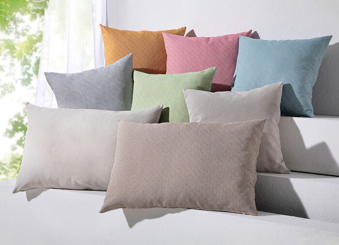 Hochwertige, jacquard-gewebte Kissenbezüge AQUA
