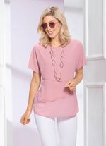 Tunika mit Stufen-Volants 