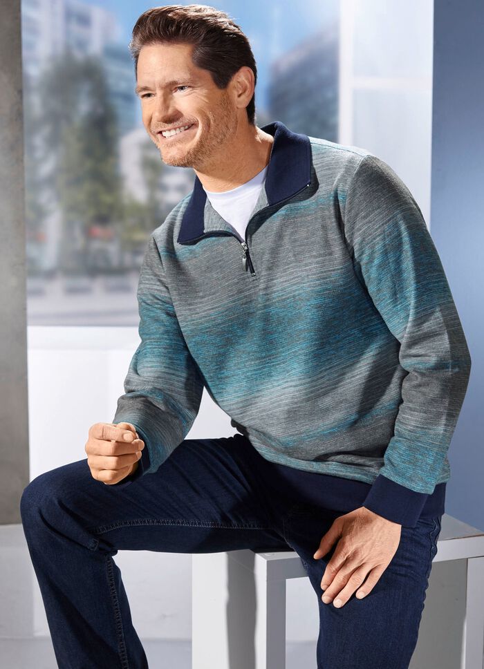 Troyer mit kurzem Rei&szlig;verschluss 