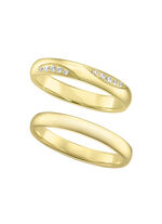 Glänzender Trauring 