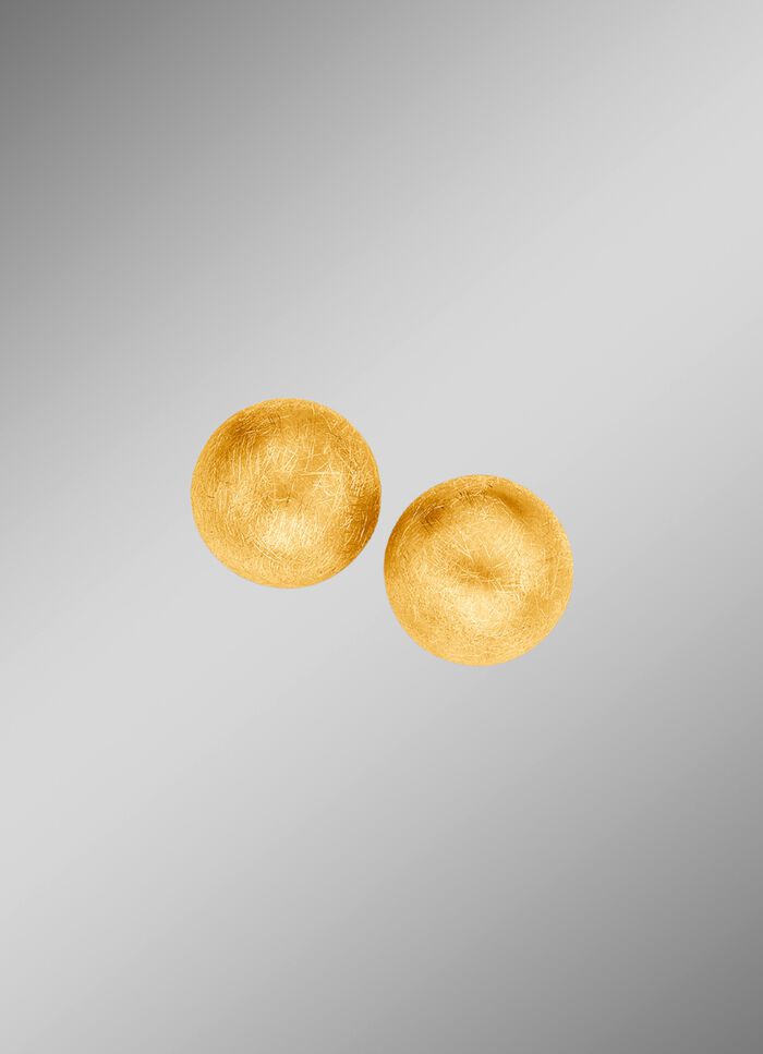 Ohrclips, gelbgoldplattiert 