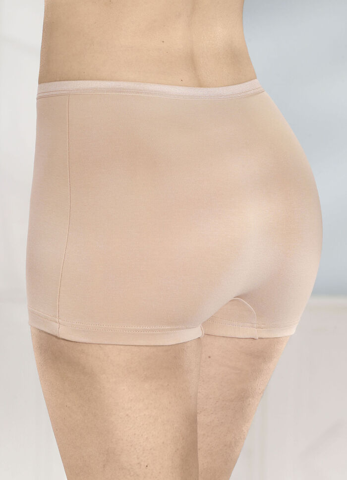 Viererpack Pants mit dezent glänzendem Elastikbund  