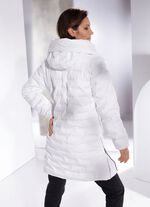 Funktions-Kurzmantel in 2 Farben NATURWEISS