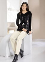 Shirt mit platziertem Druck 