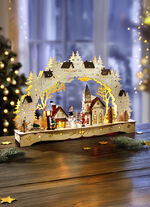 Schwibbogen mit LED-Beleuchtung 