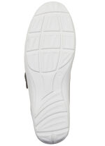 Waldläufer, bequeme Damen-Slipper, Weite H, mit herausnehmbarem Fußbett MATTSILBER