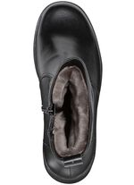 ELENA EDEN, gef&uuml;tterte Damen-Stiefeletten, Winterschuhe, Weite H, mit Lammfell 