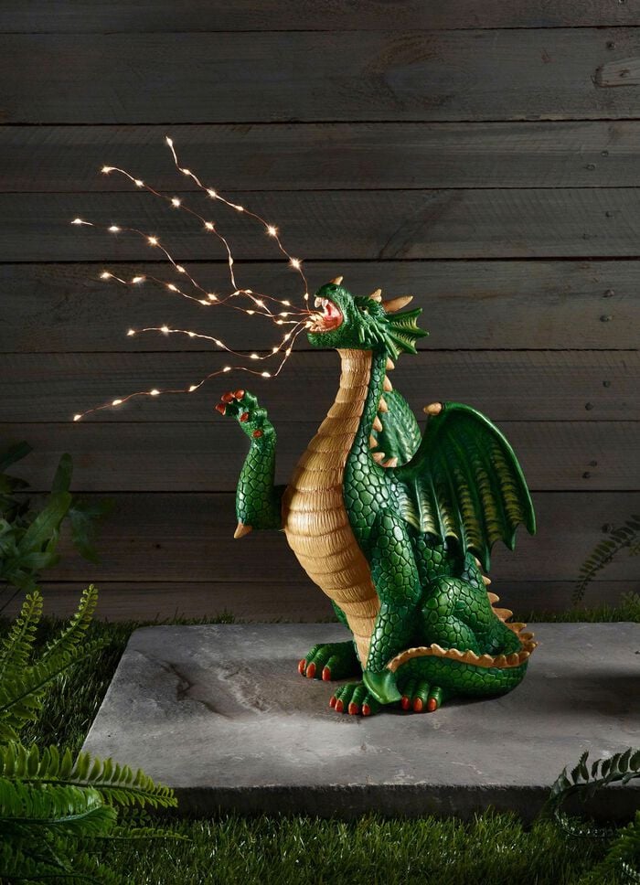 Drache mit LED-Licht 