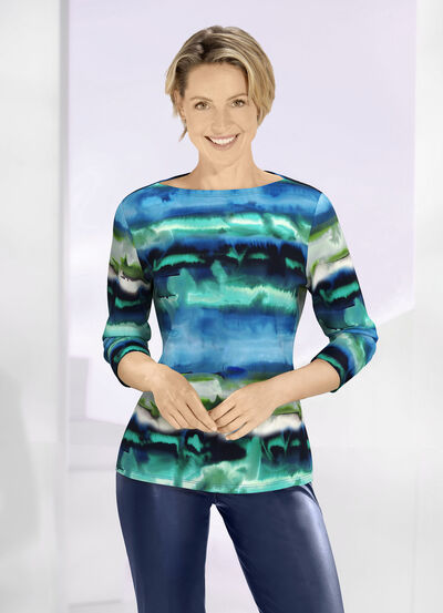 Attraktives Shirt mit Allover-Druck 