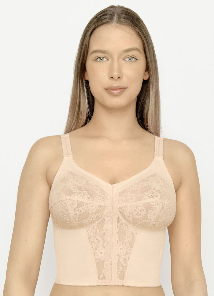 Susa BH in langer Form, mit Vorderverschluss HAUT