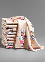 Mikrofaser-Geschirrtücher mit Chefkoch-Design, 10-teilig 