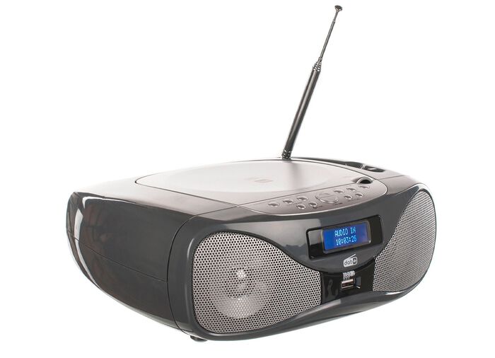 Dual DAB-P 160 Radio mit CD-Spieler GRAU