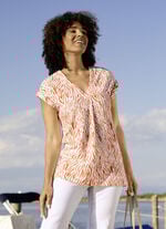 Shirt mit &uuml;berschnittener Schulterpartie 