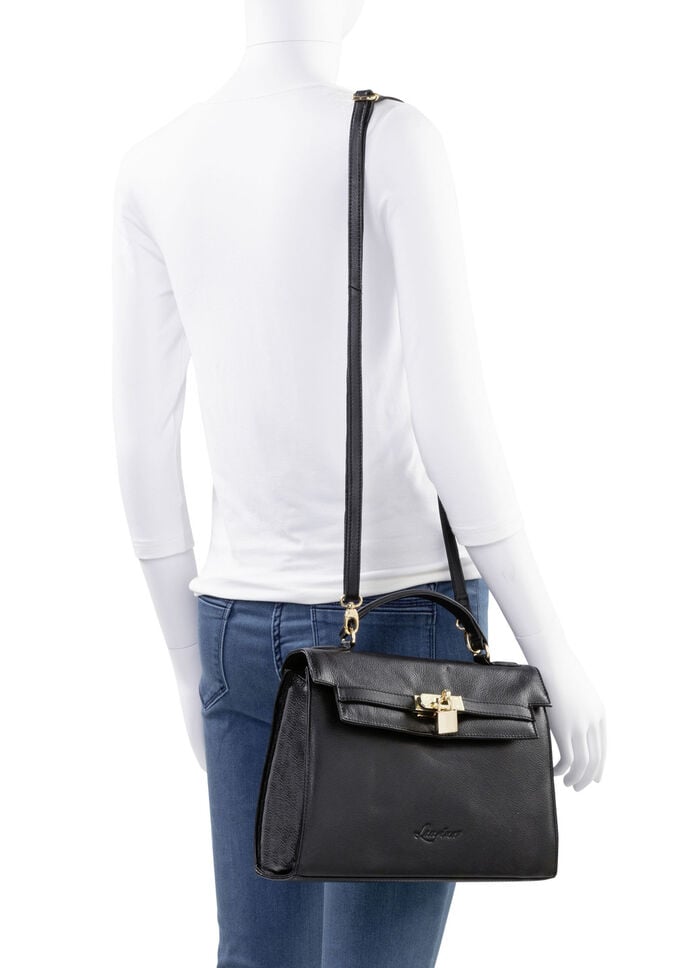 Laurina Tasche aus Vollrind-Nappaleder SCHWARZ