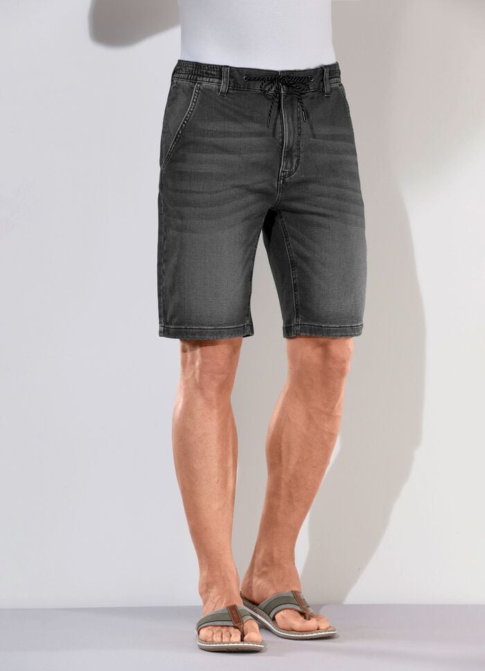 Legere Jeans-Shorts in 3 Farben ANTHRAZIT