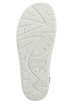 Waldl&auml;ufer, bequeme Damen-Sandalen, Weite H, mit herausnehmbarem Fu&szlig;bett NATURWEISS