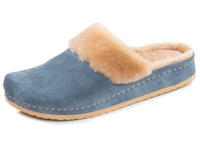 Mubb, warme Damen-Hausschuhe, Weite H, mit Lammfell 