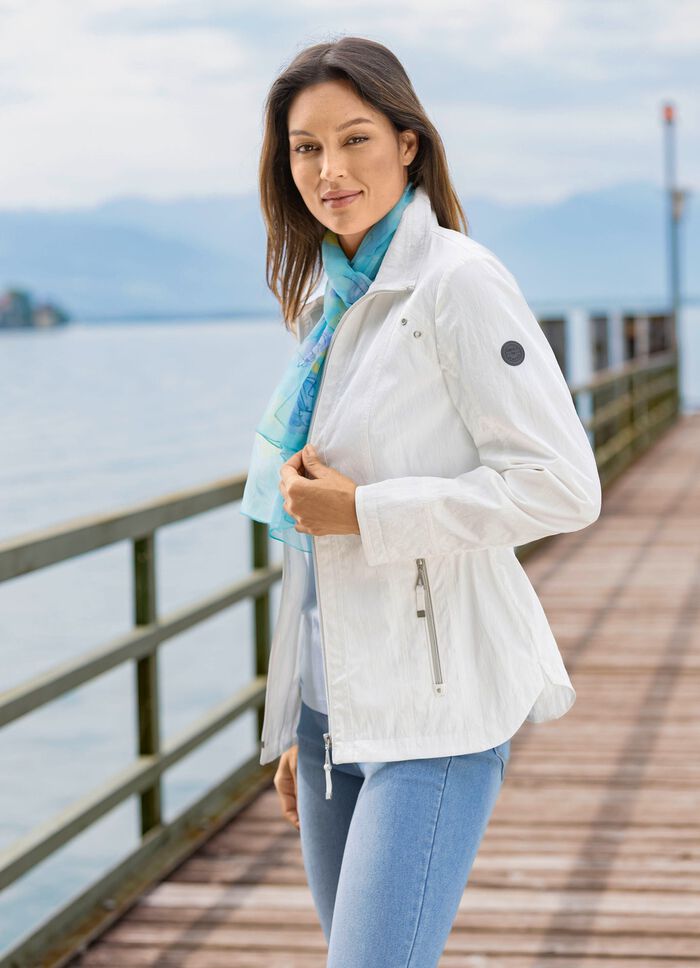 Jacke mit Rei&szlig;verschlusstaschen 