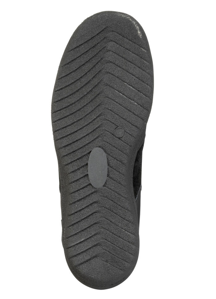 ELENA EDEN, gefütterte Damen-Stiefeletten, Winterschuhe, Weite H, mit Lammfell SCHWARZ