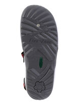 ELENA EDEN, sportliche Damen-Trekkingsandalen, Weite G, mit Klettverschluss BLEU-WEISS-ROT