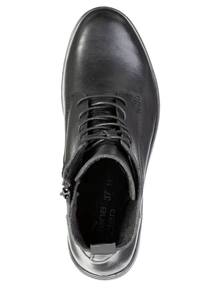 ELENA EDEN, bequeme Damen-Stiefeletten, Winterschuhe, Weite H, mit herausnehmbarem Fußbett SCHWARZ