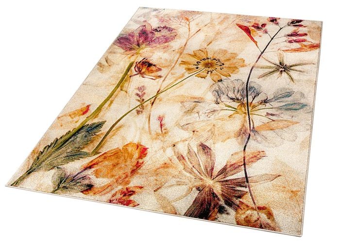 Br&uuml;cken und Teppiche mit Blumenmotiv 