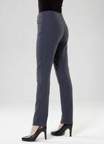 Hose mit trendiger Hahnentritt-Dessinerung BLAU-SCHWARZ