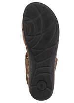 ELENA EDEN Sandale aus Nappaleder mit Kontrastbes&auml;tzen 