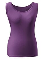 Dreierpack Hemden mit hohem R&uuml;ckteil 1X VIOLETT, 1X WEISS, 1X SCHWARZ