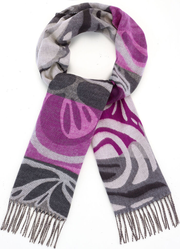 Schal mit Fantasiedessin 