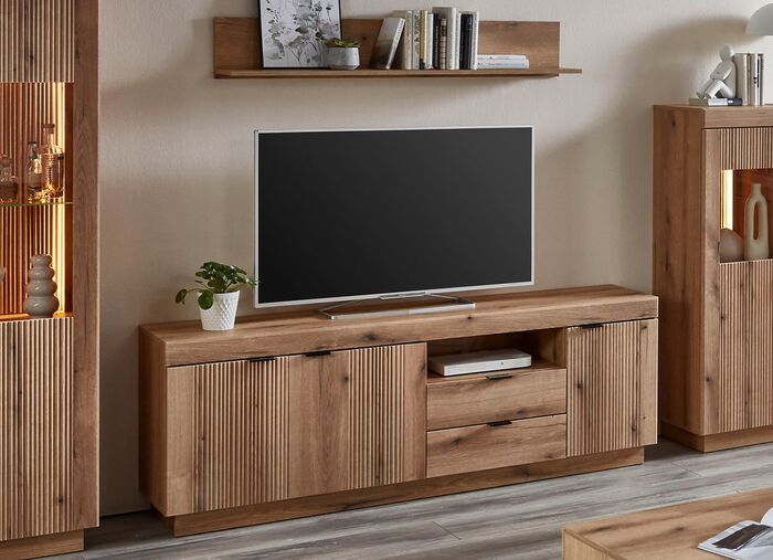 TV-Longboard mit Wandboard EICHE