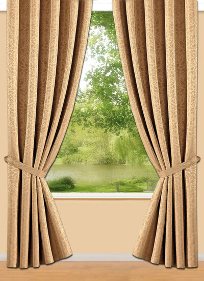 Übergardinen-Garnitur mit Universalschienenband 